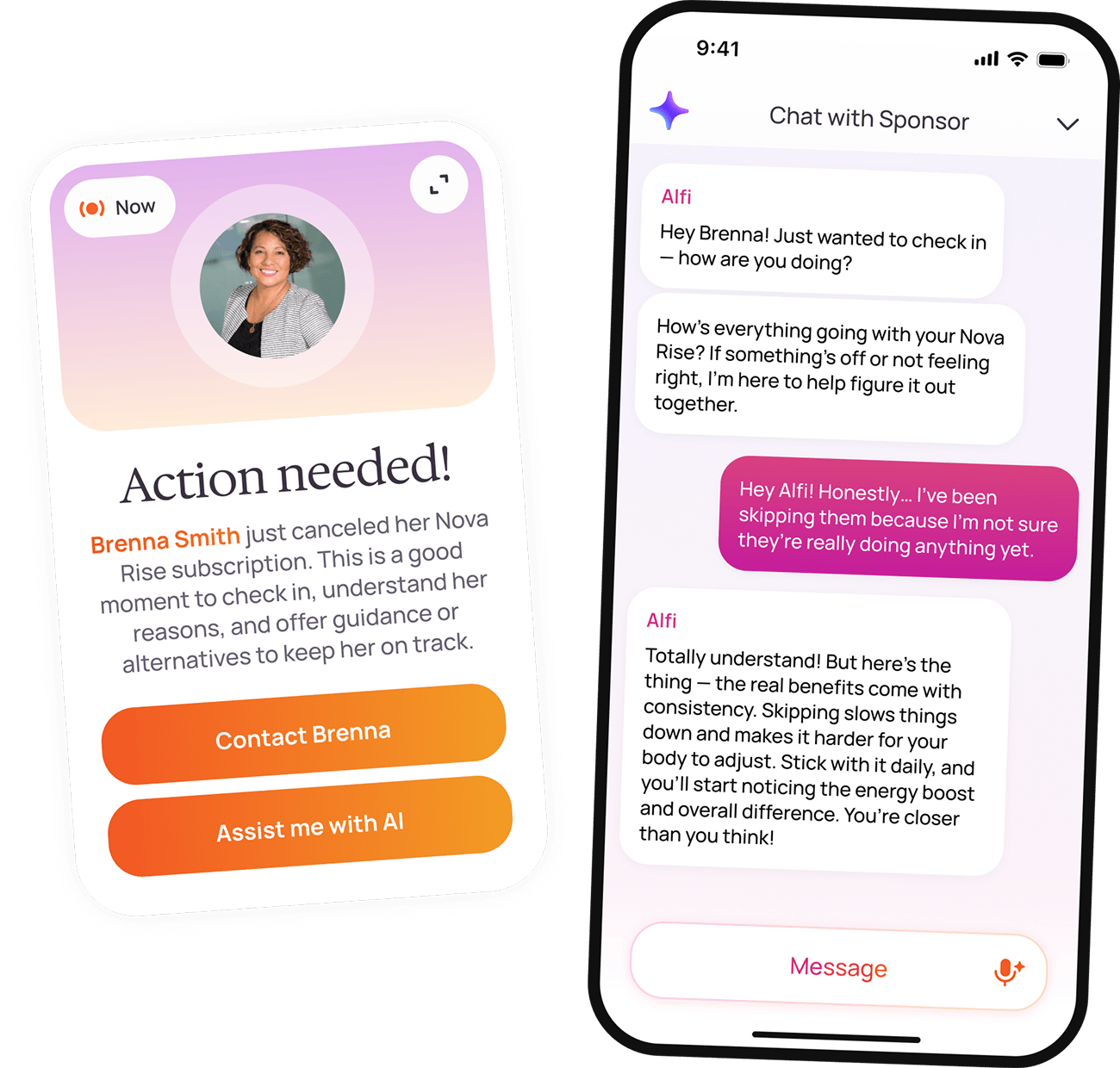 AI and Human Support Collaboration